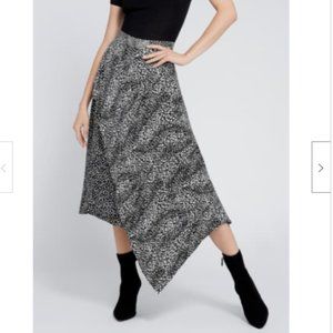 Alice + Olivia Danita Double Layer A-Line Skirt Orig $440 Sz 0